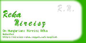 reka mireisz business card